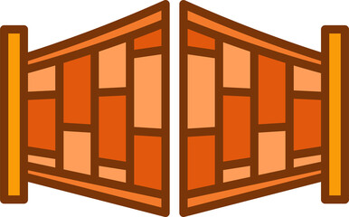 gate icon illustration
