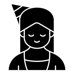 woman solid icon