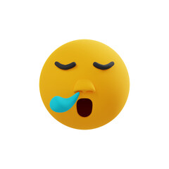  Sleepy Face 3d emoji