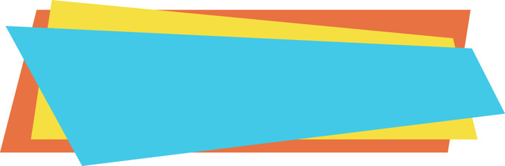 Fototapeta premium Geometric discount label