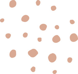 Abstract dotted organic shape vector illustration. Minimalistic liquid form, organic dashed stain or geometric dotty spot for modern abstract design or trendy fashion pattern