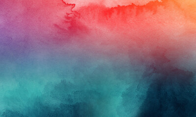 Watercolor Background, Wallpaper, Multicolored,
red, pink, yellow, green, blue, purple, orange, violet. Vector 