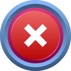 Obraz premium Wrong button