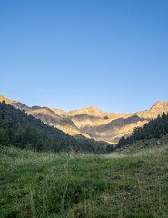 mountains in Kurzras in South Tyrol