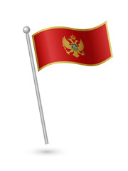 Montenegro national flag