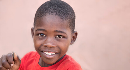 smiley African boy