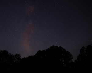 Star filled night in North Carolina