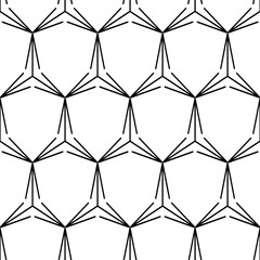 Seamless geometric pattern in minimal simple style. Vector illustration.
