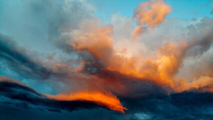 Dramatic clouds