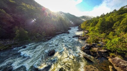 mountain river in the mountains © Matthew