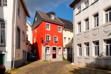Cityscape of Kornelimünster near Aachen, Germany