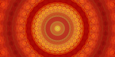 Fraktal Mandala Hintergrund Motiv für Design und Web