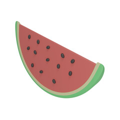 3D Watermelon Illustration