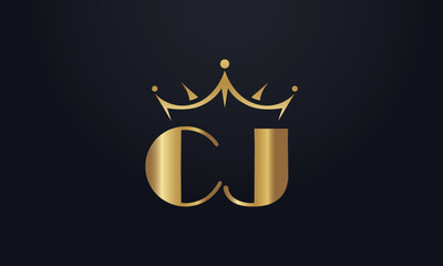 King crown logo design vector and extra bold queen symbol