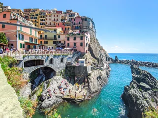 Rolgordijnen 5 lands liguria village of Manarola © Brother's Art