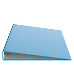 3d rendering illustration of a closed ring binder