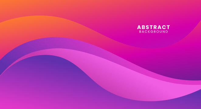 Gradient Wavy Background Vector