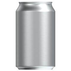 3d rendering illustration of a closed soda can