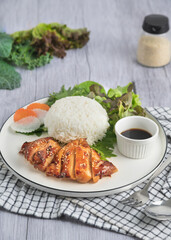 Grilled Chicken Teriyaki with Rice