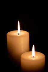 ろうそくの明かり