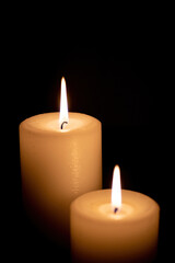 ろうそくの明かり