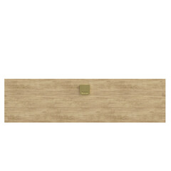 3d rendering illustration of a closed wooden box for wine bottle