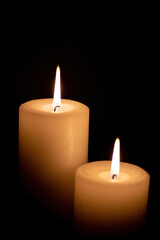 ろうそくの明かり