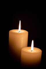 ろうそくの明かり