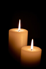 ろうそくの明かり