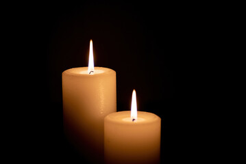 ろうそくの明かり