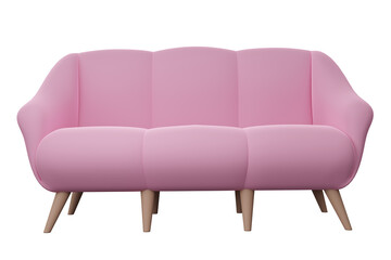 Pink sofa