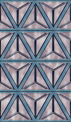 Geometric figures. Digital art. Creative hand drawn illustration. Seamless repeatable pattern for paper, textile, interior design. Image for web design. Realistic watercolor and pencil effect. 