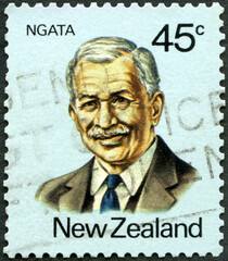 NEW ZEALAND - 1980: shows Sir Apirana Turupa Ngata (1874-1950), 1980