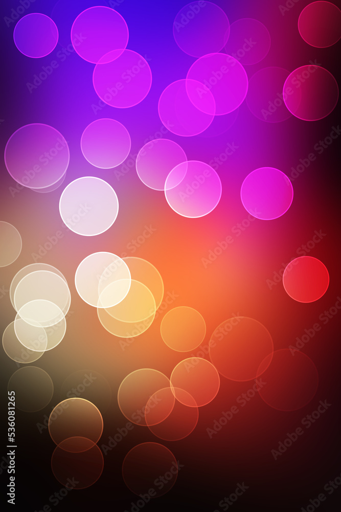 Wall mural gradient abstract background with bokeh