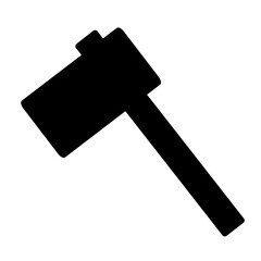 金槌、ハンマーのアイコン