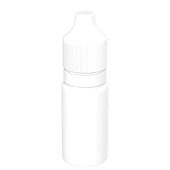 3d rendering illustration of an opaque dropper bottle