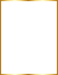 Gold Border Frame Vector
