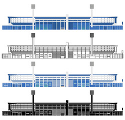 Famous Stadium in Florianopolis, Brazil