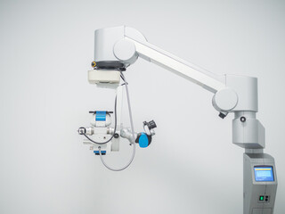 Microscope near operating table