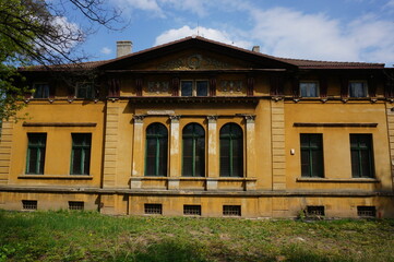 Fototapeta na wymiar Villa in the Neo-Renaissance style, XIX (Willa Kuderow). The building belonged to Kuder family. Myslowice, Poland.