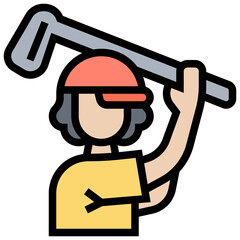 Golfer icon