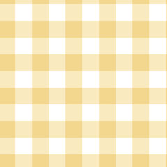 Classic checkered seamless pattern. Geometric gingham background. Autumnal color. Vector illustration, flat design