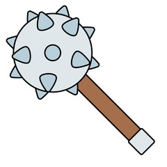 Soldier Weapon Filled Clipart