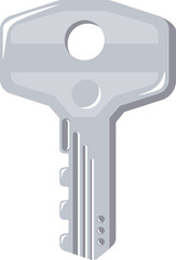 Door Key icon. Vector illustration