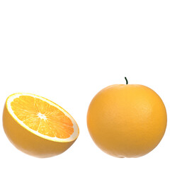 3d rendering illustration of some oranges