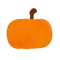 pumpkin isolated on white background