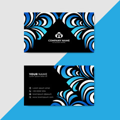 Trendy Business Card Design template. Elegant Business Card Vector