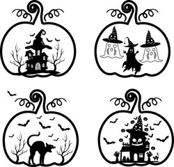 Halloween pumpkin bundle