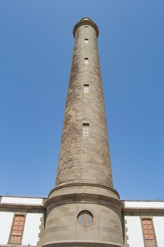 Faro de Maspalomas en Gran Canaria con objetivo Gran Angular.