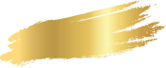 Obraz premium gold brush marks, gold stain, golden brush stroke, hand drawn